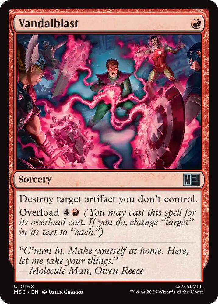 Vandalblast - Commander: Marvel Super Heroes - Magic: The
