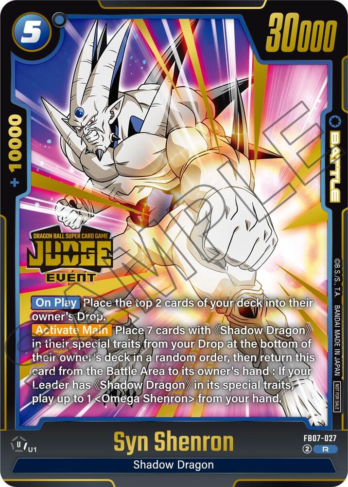 Syn Shenron (Judge Pack (Event Judge) 05) - Tournament and