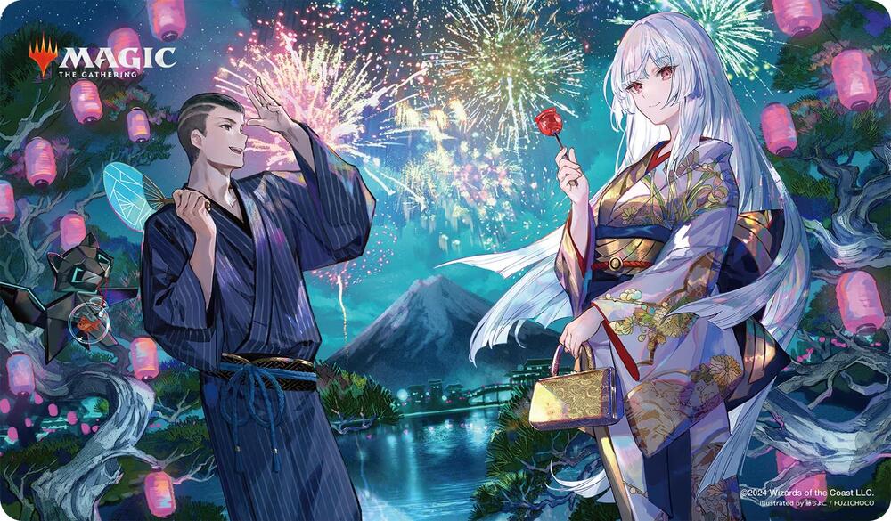 Wandering Emperor Summer Festival Campaign Playmat for Magic: The