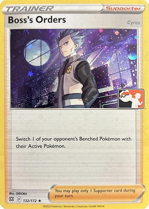 Boss's Orders [Cyrus] - 132/172 (Cosmos Holo) 132/172 from Prize Pack Series Cards