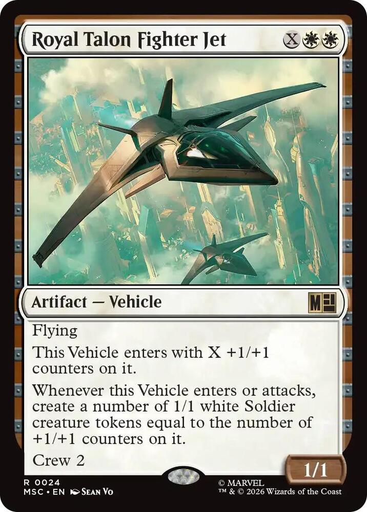 Royal Talon Fighter Jet 24 card
