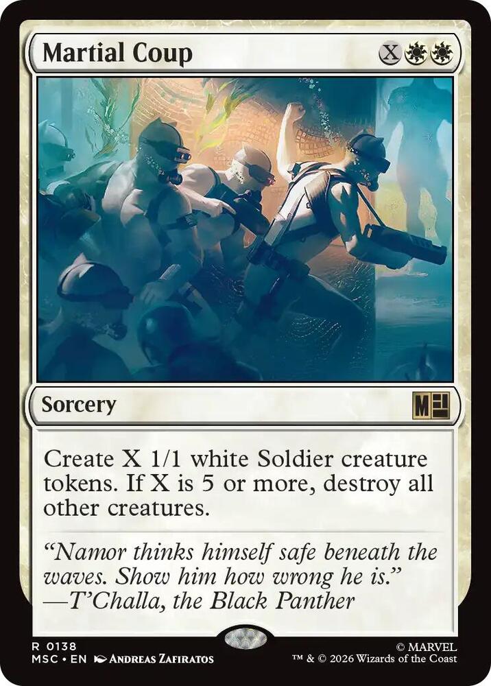 Martial Coup 138 card