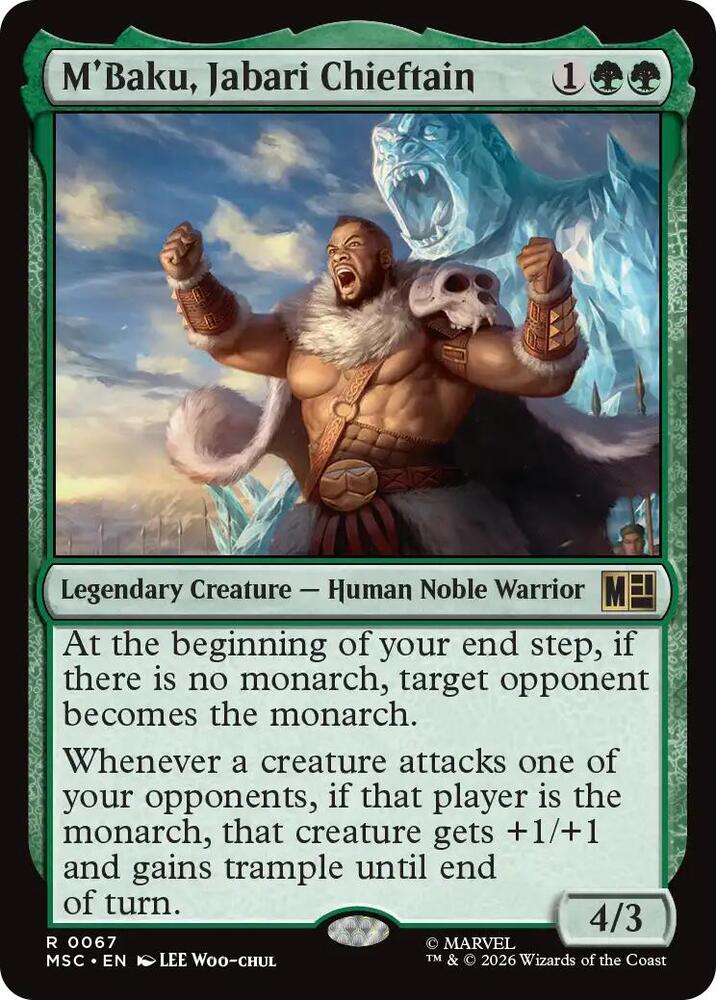 M'Baku, Jabari Chieftain 67 card