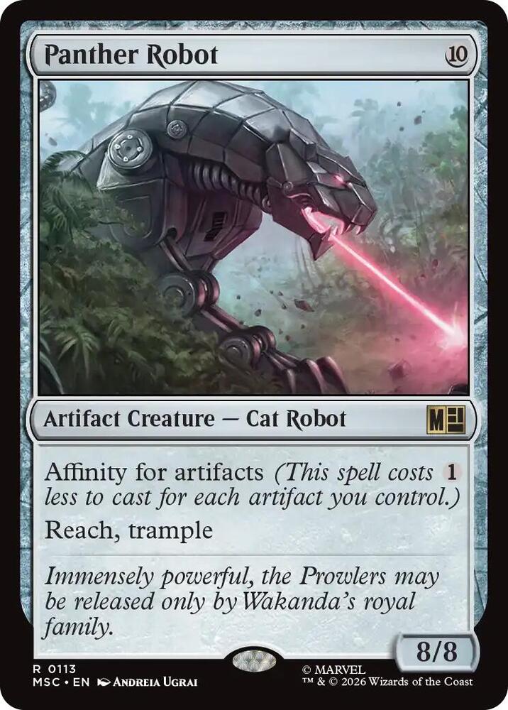 Panther Robot 113 card