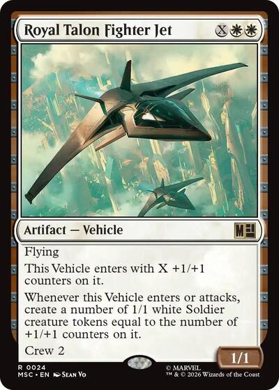 Royal Talon Fighter Jet Surge Foil