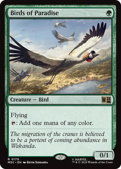 Birds of Paradise Surge Foil