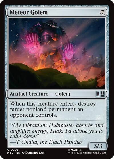 Meteor Golem Surge Foil