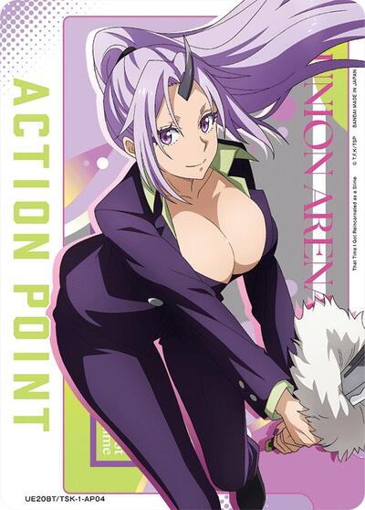 Action Point Card (AP04) — Foil UE20BT: That Time I Got Reincarnated as a Slime Action Point Union Arena card — value and price