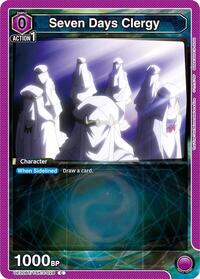 Seven Days Clergy (UE20BT/TSK-2-028) card