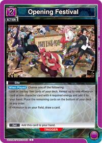 Opening Festival (UE20BT/TSK-2-055) card