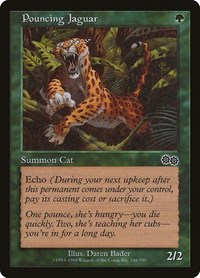 Pouncing Jaguar - Urza's Saga - Magic: The Gathering card