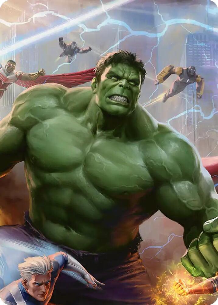 Hulk, Always Angry Art Card - Art Series: Marvel Super Heroes