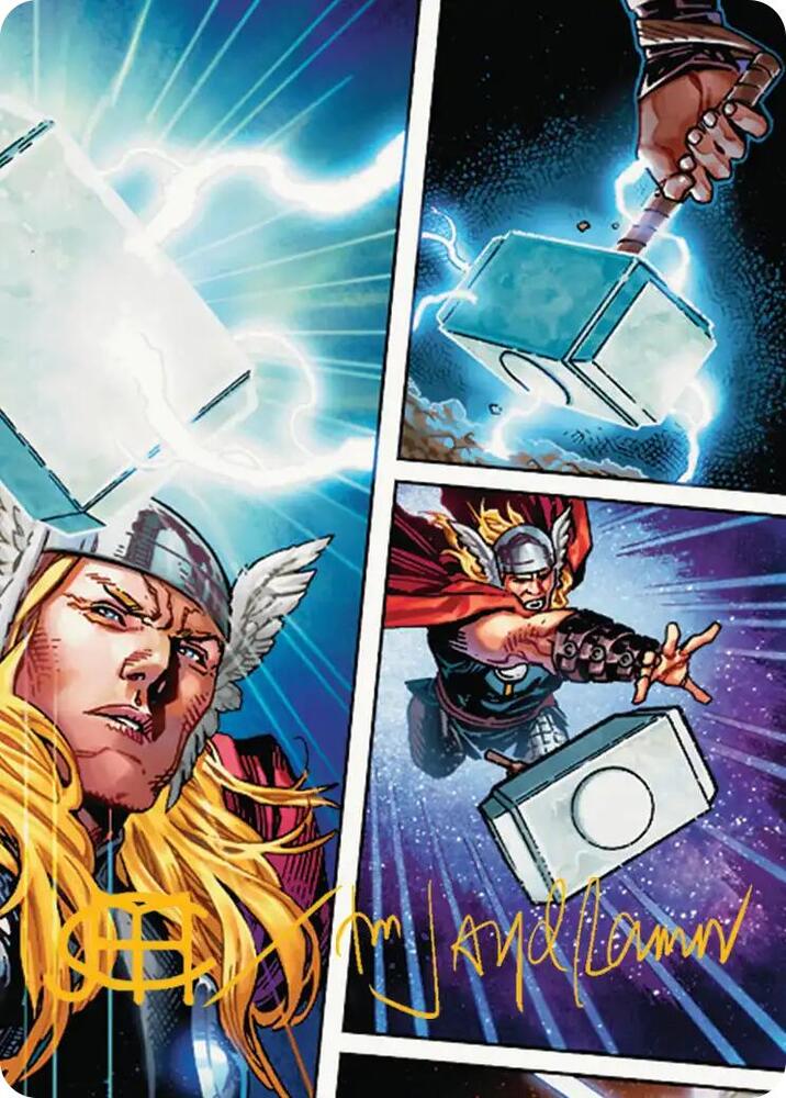mjolnir mtg card Mjlnir has some questionable standards , ., ., ., #mtg  #magicthegathering #marvel #mtgcards #mtgmarvel