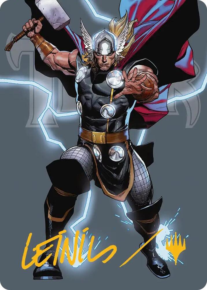 Thor, God of Thunder Art Card (Gold-Stamped Signature) - Art