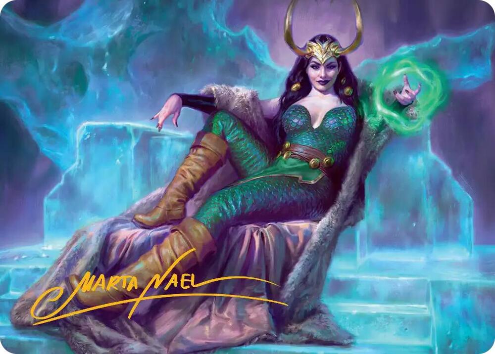 Lady Loki, Agent of Chaos Art Card (Gold-Stamped Signature) - Art