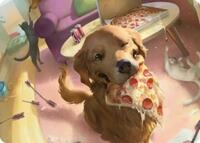 Lucky the Pizza Dog Art Card - Art Series: Marvel Super Heroes