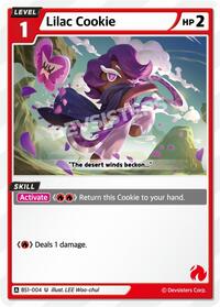 Lilac Cookie #BS1-004 from Brave Beginning Pokemon card image