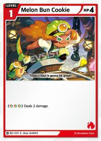 Melon Bun Cookie #BS1-007 from Brave Beginning Pokemon card image