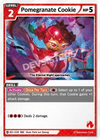 Pomegranate Cookie (SEC) #BS1-008 from Brave Beginning Pokemon card image