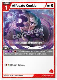 Affogato Cookie (SEC) #BS1-009 from Brave Beginning Pokemon card image
