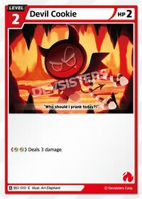 Devil Cookie #BS1-010 from Brave Beginning Pokemon card image