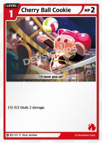 Cherry Ball Cookie #BS1-011 from Brave Beginning Pokemon card image