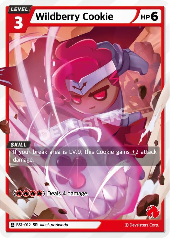 ジャッキー・カウガール ストーリーキャラクターカード Wildberry Cookie - Brave Beginning - CookieRun: Braverse TCG