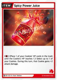 Spicy Power Juice #BS1-023 from Brave Beginning Pokemon card image