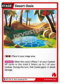 Desert Oasis #BS1-026 from Brave Beginning Pokemon card image