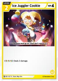 Ice JugglerCookie #BS1-027 from Brave Beginning Pokemon card image