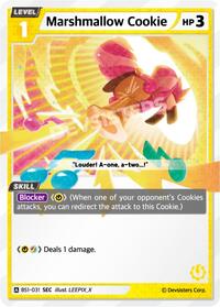 Marshmallow Cookie (SEC) #BS1-031 from Brave Beginning Pokemon card image