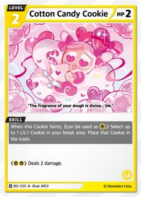 Cotton Candy Cookie #BS1-035 from Brave Beginning Pokemon card image