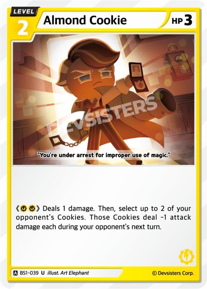 Almond Cookie - Brave Beginning - CookieRun: Braverse TCG