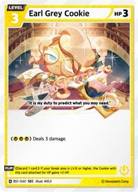 Earl Grey Cookie (Ver. 2) #BS1-040 from Brave Beginning Pokemon card image