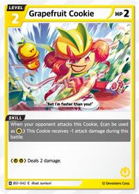 Grapefruit Cookie #BS1-042 from Brave Beginning Pokemon card image