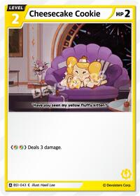 Cheesecake Cookie (043) #BS1-043 from Brave Beginning Pokemon card image