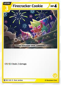 Firecracker Cookie #BS1-045 from Brave Beginning Pokemon card image