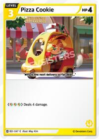 Pizza Cookie #BS1-047 from Brave Beginning Pokemon card image