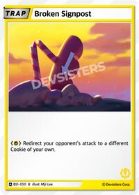 Broken Signpost #BS1-050 from Brave Beginning Pokemon card image