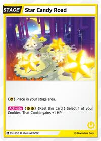 Star Candy Road #BS1-052 from Brave Beginning Pokemon card image