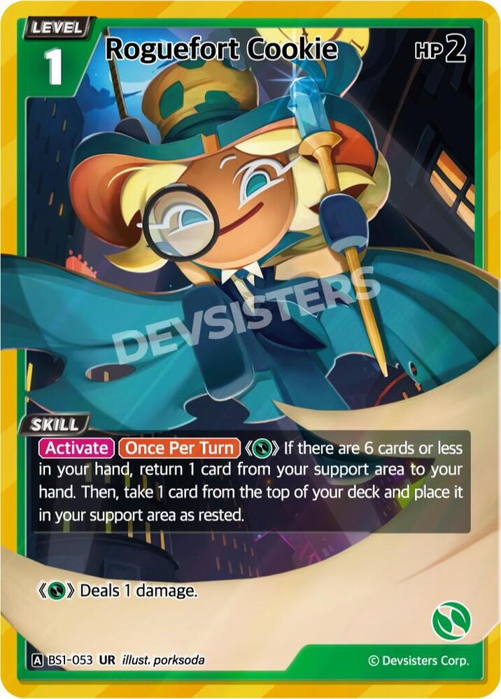 Roguefort Cookie - Brave Beginning - CookieRun: Braverse TCG