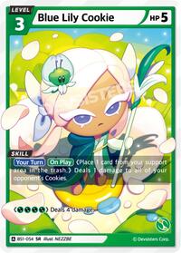 Blue Lily Cookie #BS1-054 from Brave Beginning Pokemon card image
