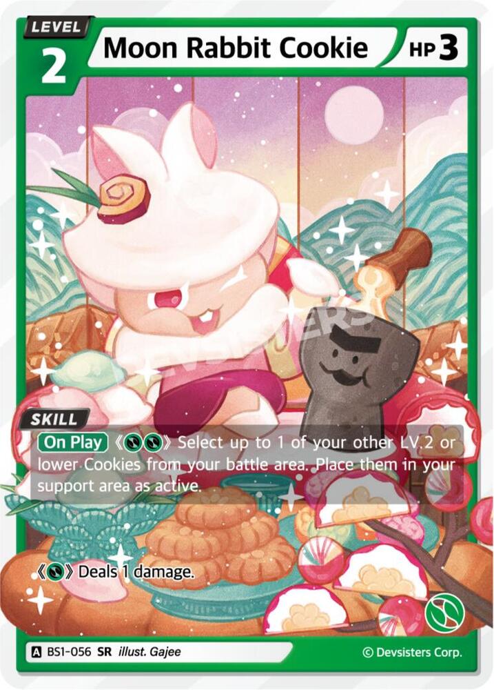 Moon Rabbit Cookie - Brave Beginning - CookieRun: Braverse TCG