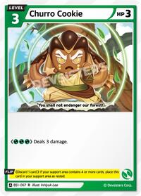 Churro Cookie (Ver. 1) #BS1-067 from Brave Beginning Pokemon card image