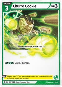 Churro Cookie (Ver. 2) #BS1-067 from Brave Beginning Pokemon card image