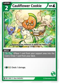 Cauliflower Cookie #BS1-068 from Brave Beginning Pokemon card image