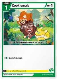 Cookiemals #BS1-069 from Brave Beginning Pokemon card image