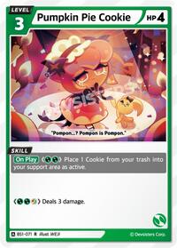 Pumpkin Pie Cookie #BS1-071 from Brave Beginning Pokemon card image