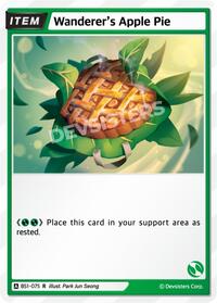 Wanderer's Apple Pie #BS1-075 from Brave Beginning Pokemon card image