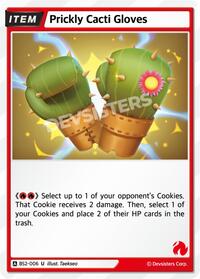 Prickly Cacti Gloves #BS2-006 from Brave Beginning Pokemon card image